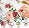 6PCS Cross Stitch Bookmark Kit for Beginner Flower Pattern Stamped Cross Stitch Kits for Adults Crossstitch Kits Adult Bookmarks